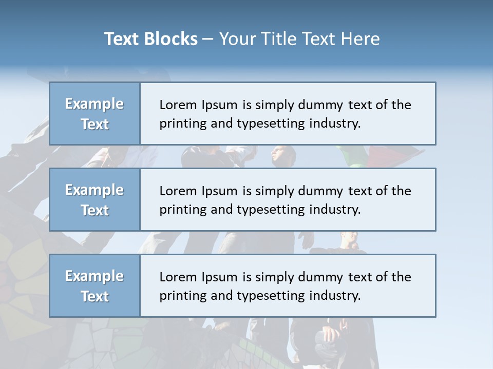 Boy Flag Child PowerPoint Template
