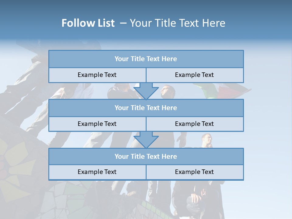 Boy Flag Child PowerPoint Template