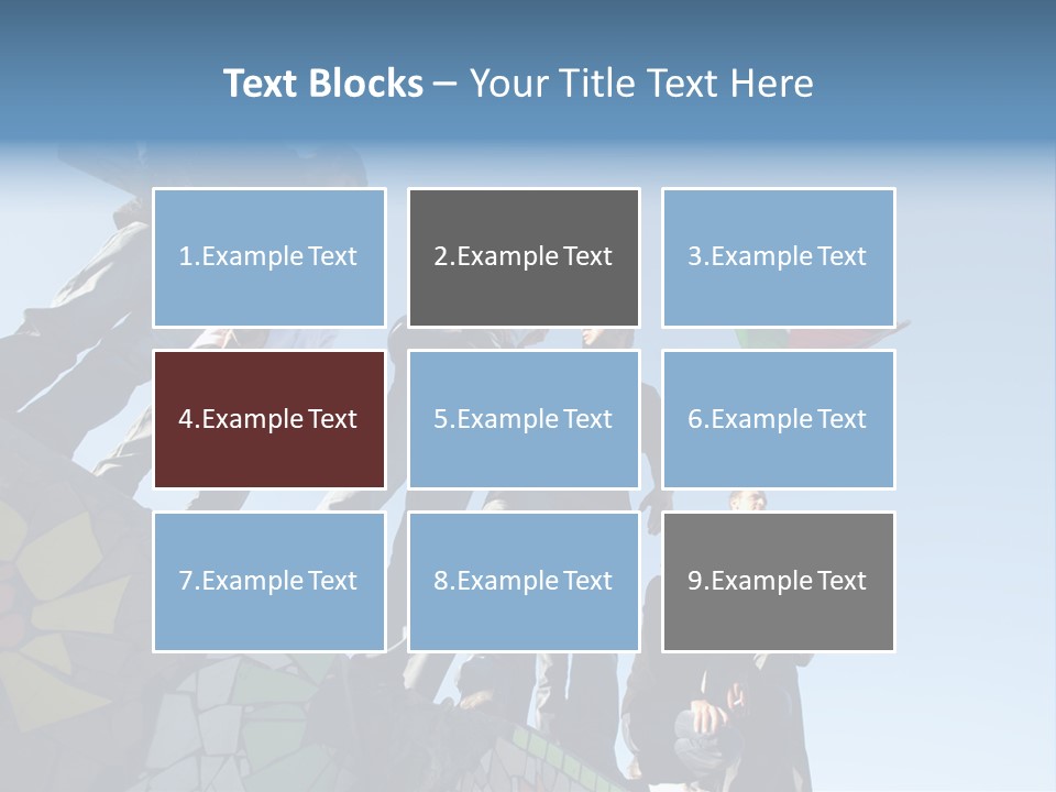 Boy Flag Child PowerPoint Template