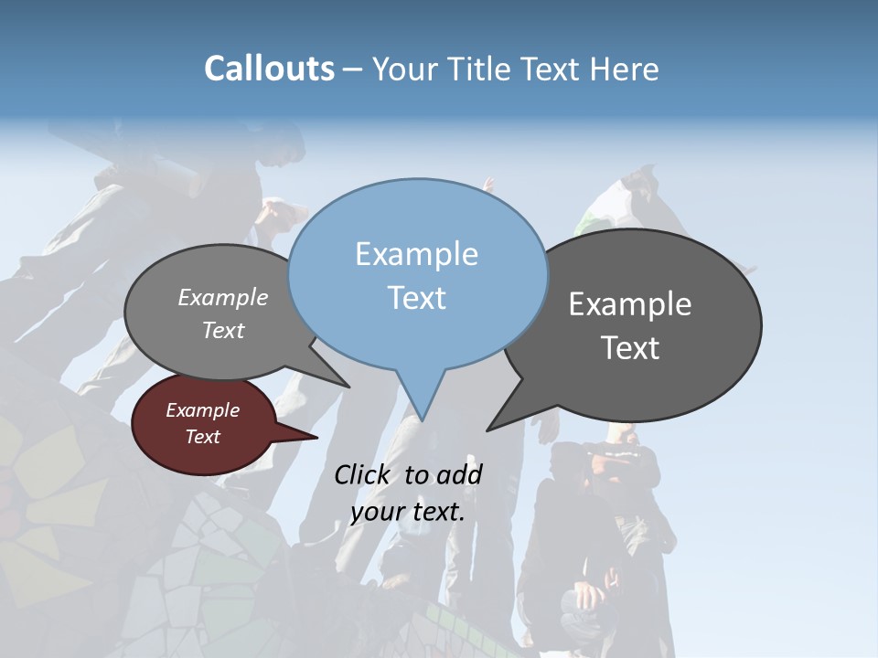 Boy Flag Child PowerPoint Template