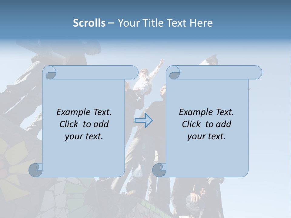 Boy Flag Child PowerPoint Template