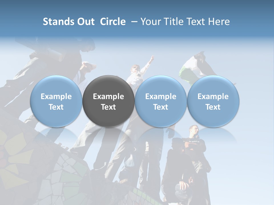 Boy Flag Child PowerPoint Template