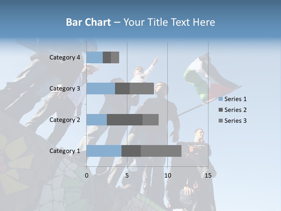 Boy Flag Child PowerPoint Template