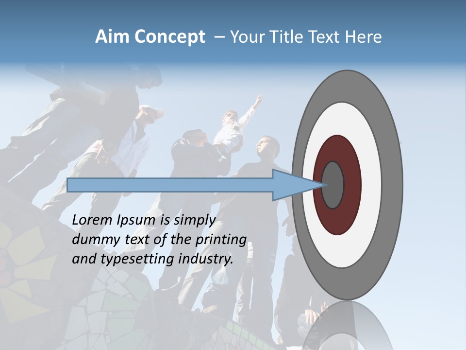 Boy Flag Child PowerPoint Template