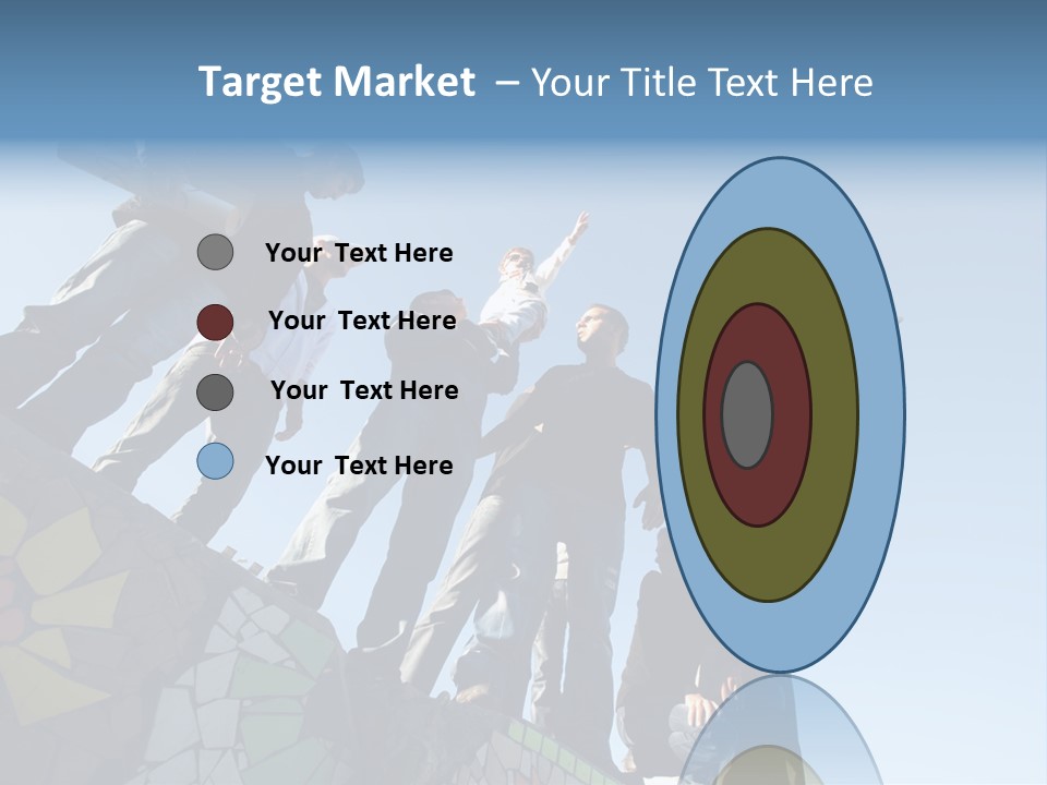 Boy Flag Child PowerPoint Template