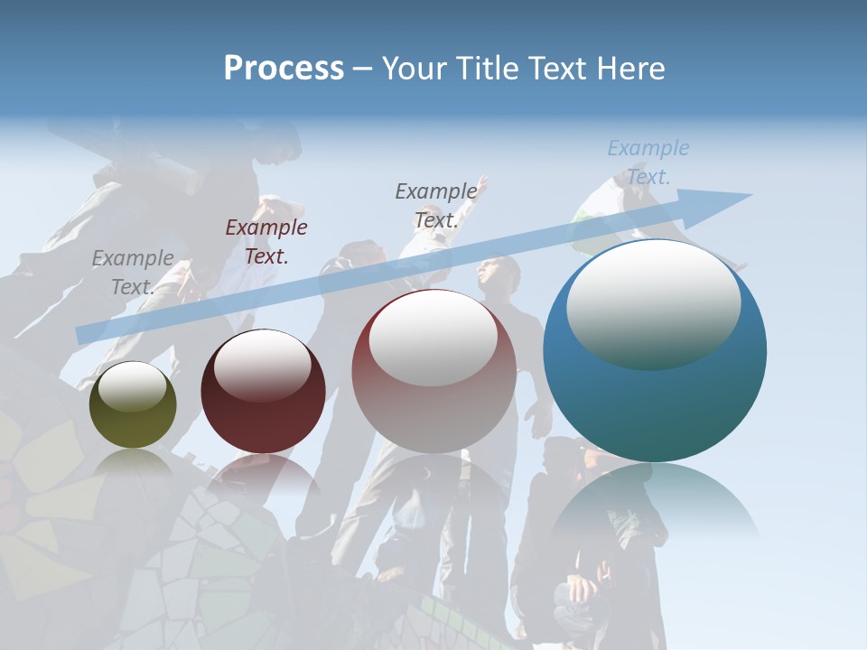 Boy Flag Child PowerPoint Template