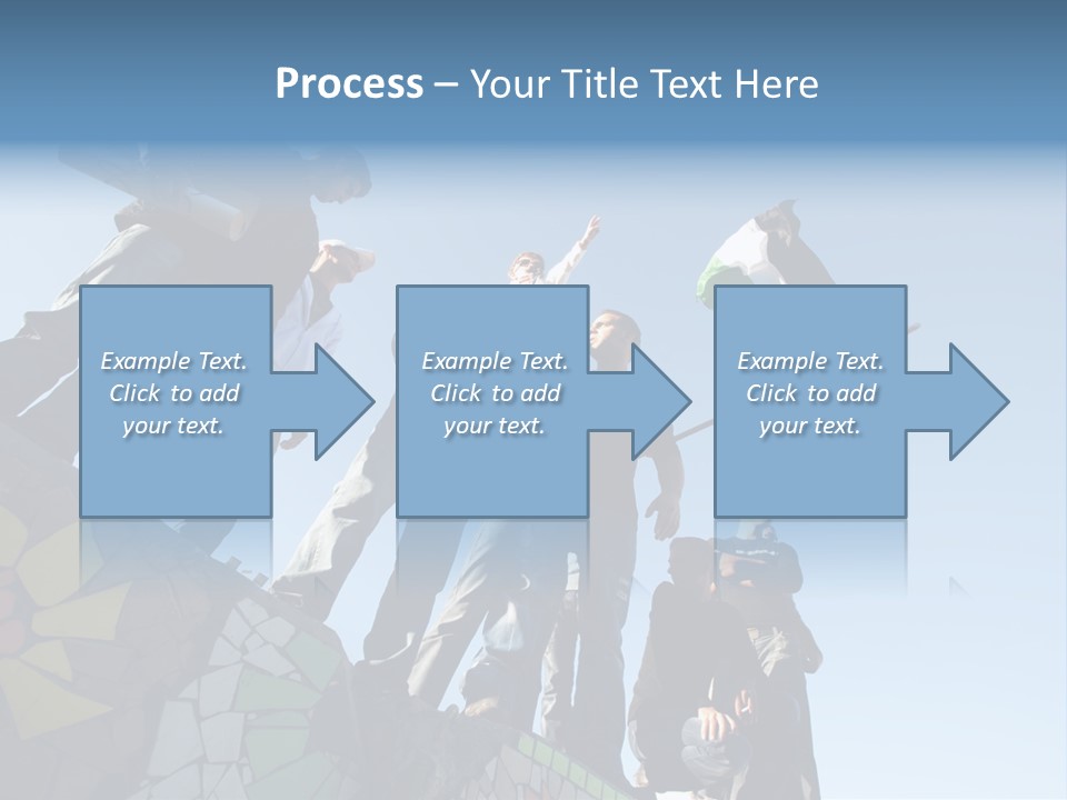 Boy Flag Child PowerPoint Template