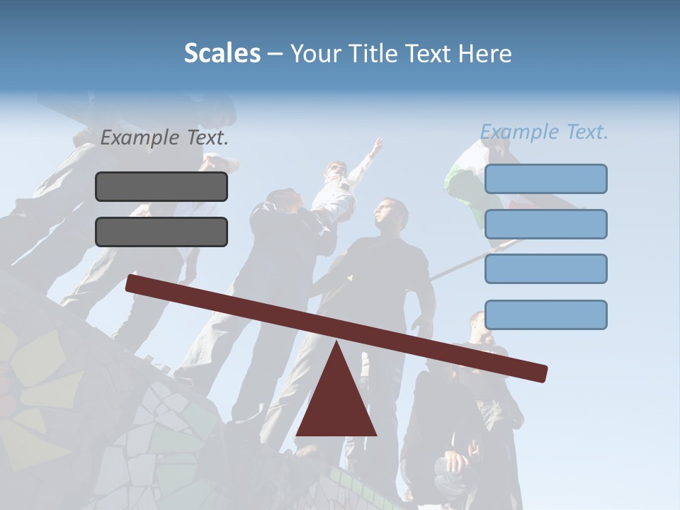 Boy Flag Child PowerPoint Template