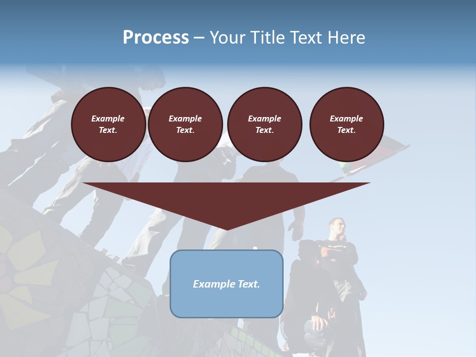 Boy Flag Child PowerPoint Template