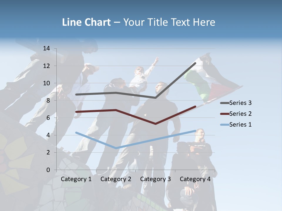 Boy Flag Child PowerPoint Template