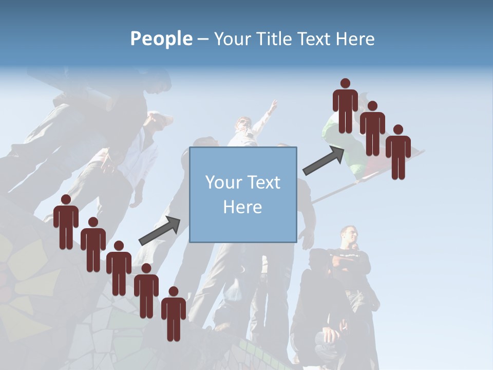 Boy Flag Child PowerPoint Template