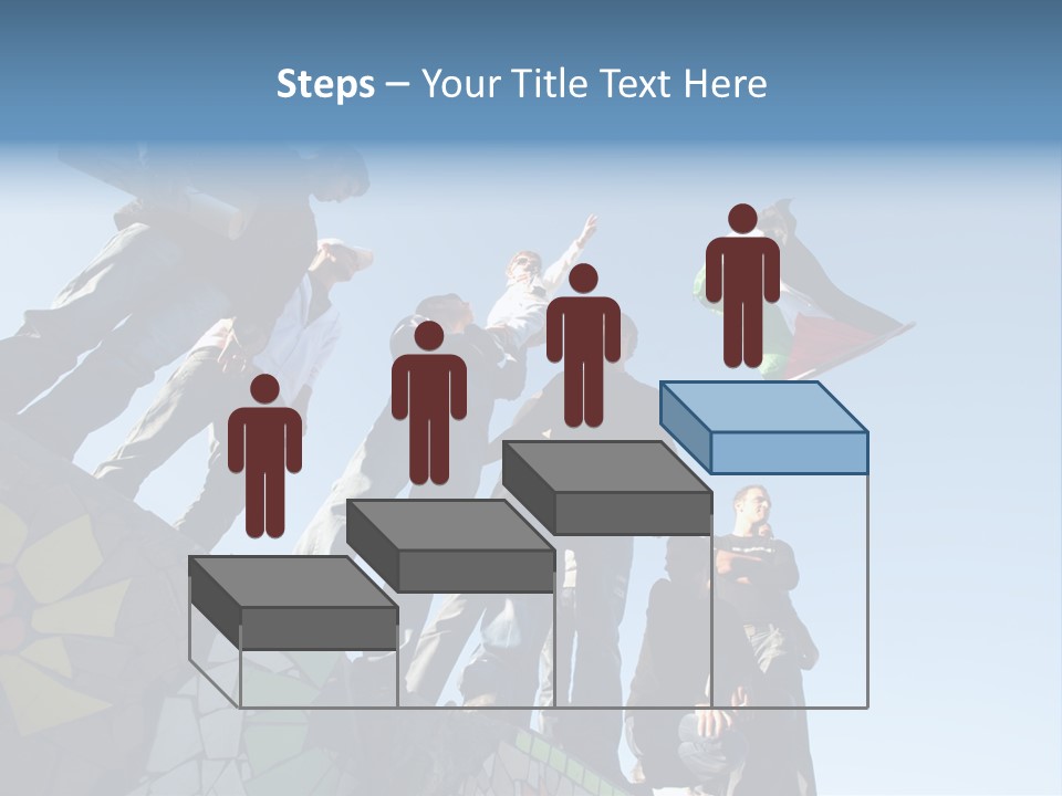 Boy Flag Child PowerPoint Template