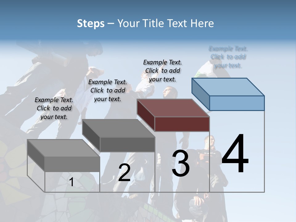 Boy Flag Child PowerPoint Template