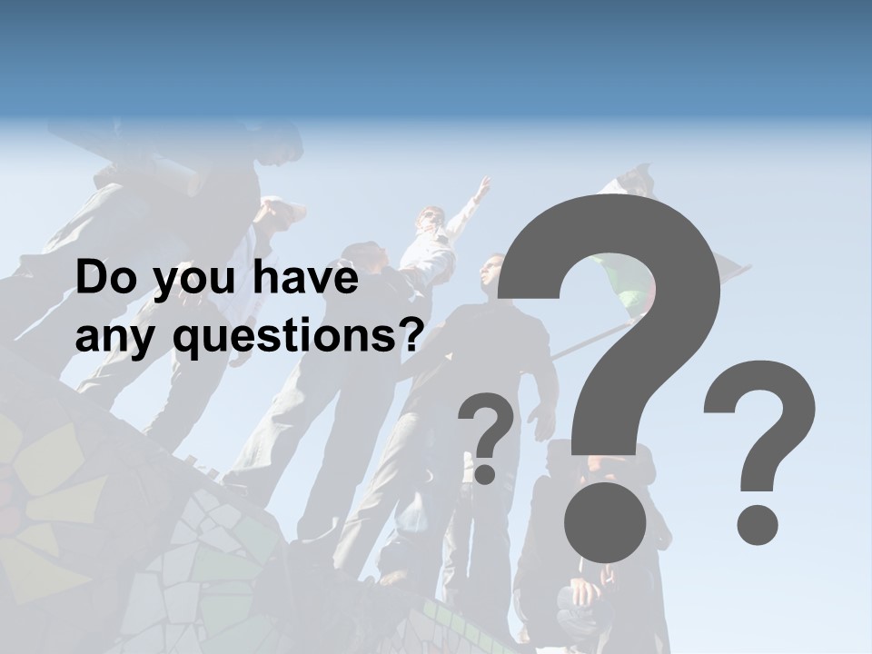 Boy Flag Child PowerPoint Template