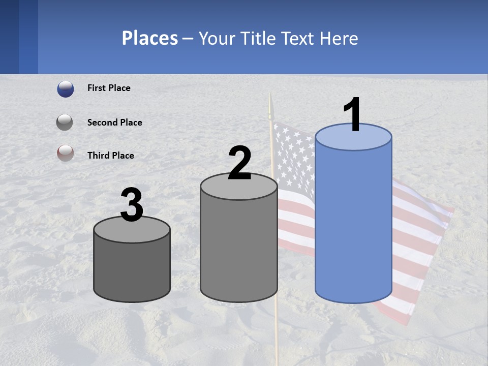 Star American Background PowerPoint Template