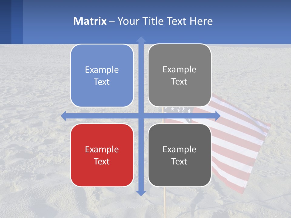 Star American Background PowerPoint Template