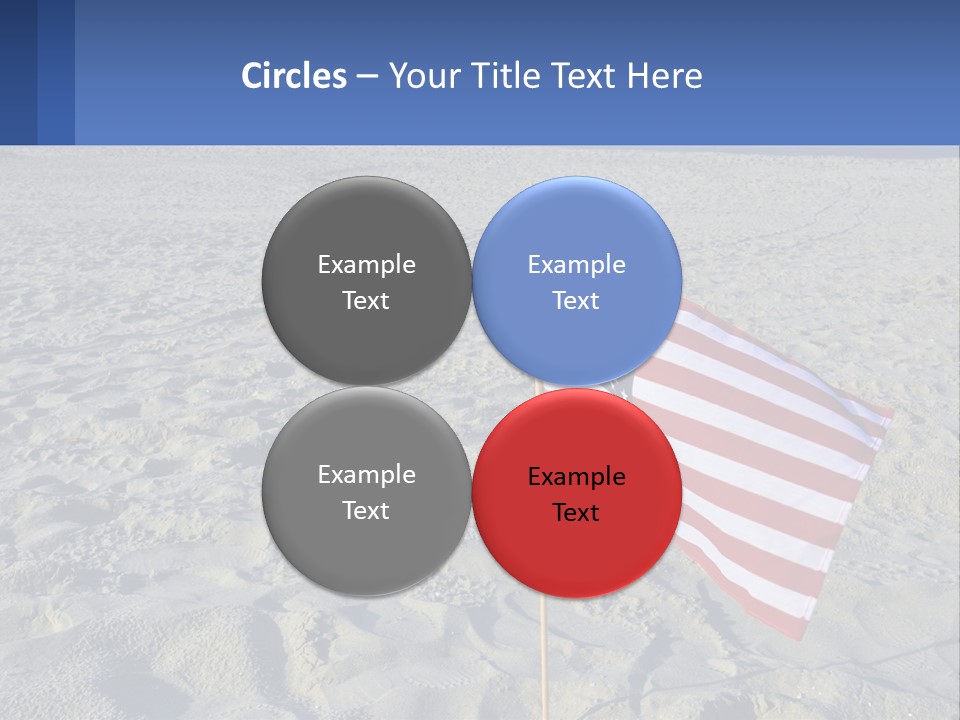 Star American Background PowerPoint Template