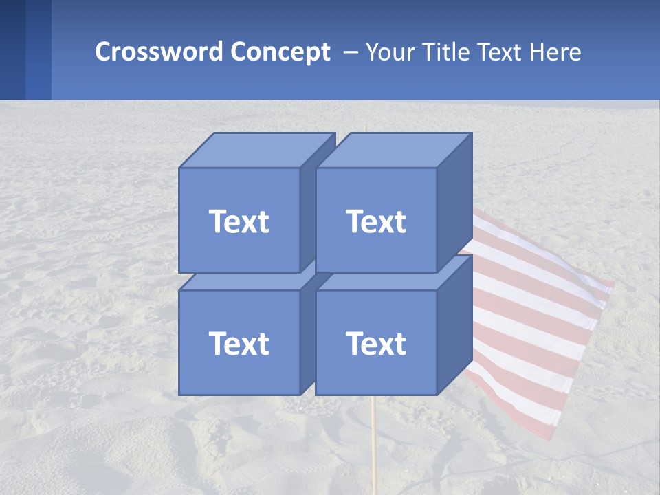 Star American Background PowerPoint Template