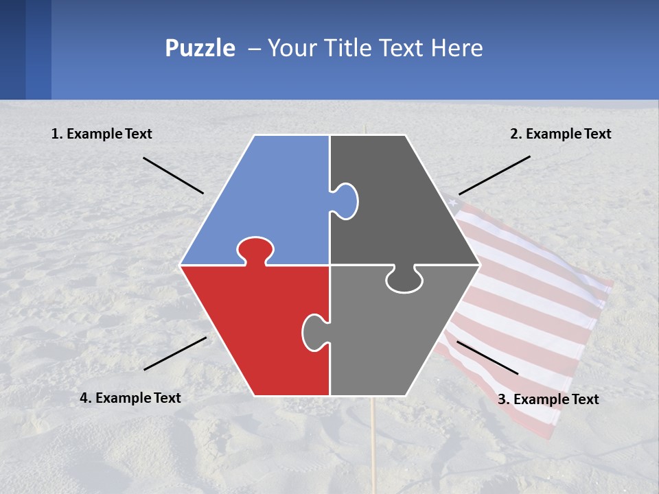 Star American Background PowerPoint Template