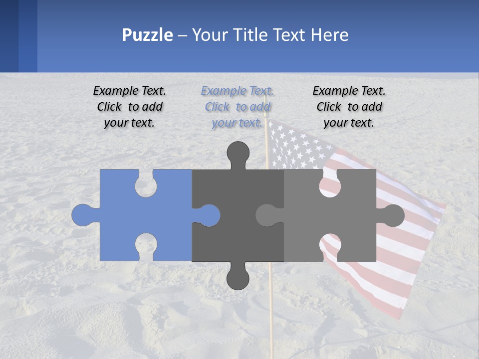 Star American Background PowerPoint Template