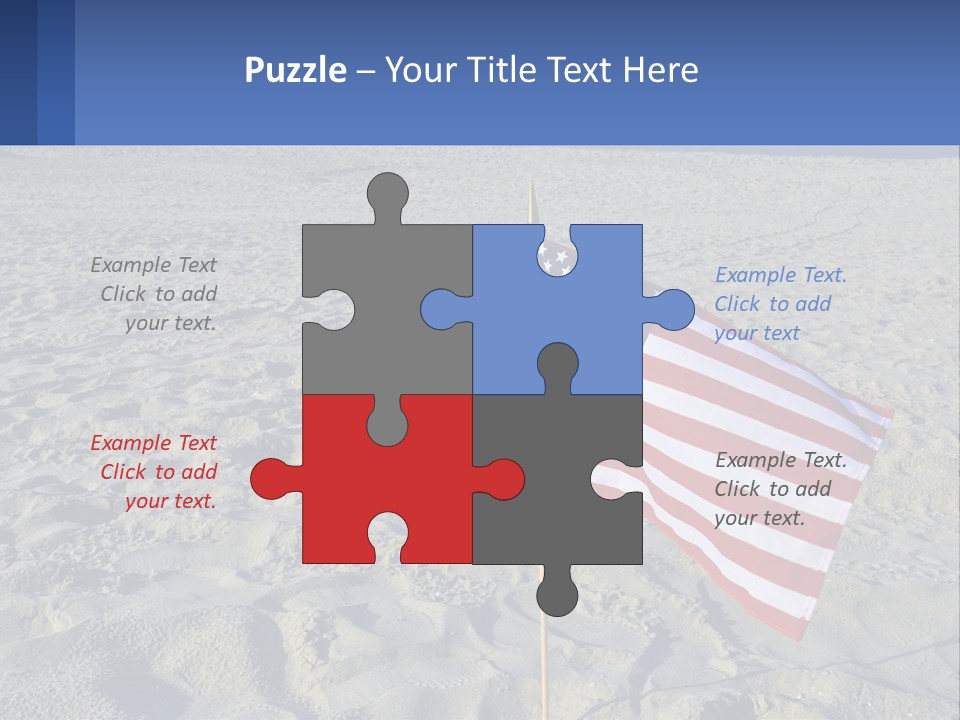 Star American Background PowerPoint Template