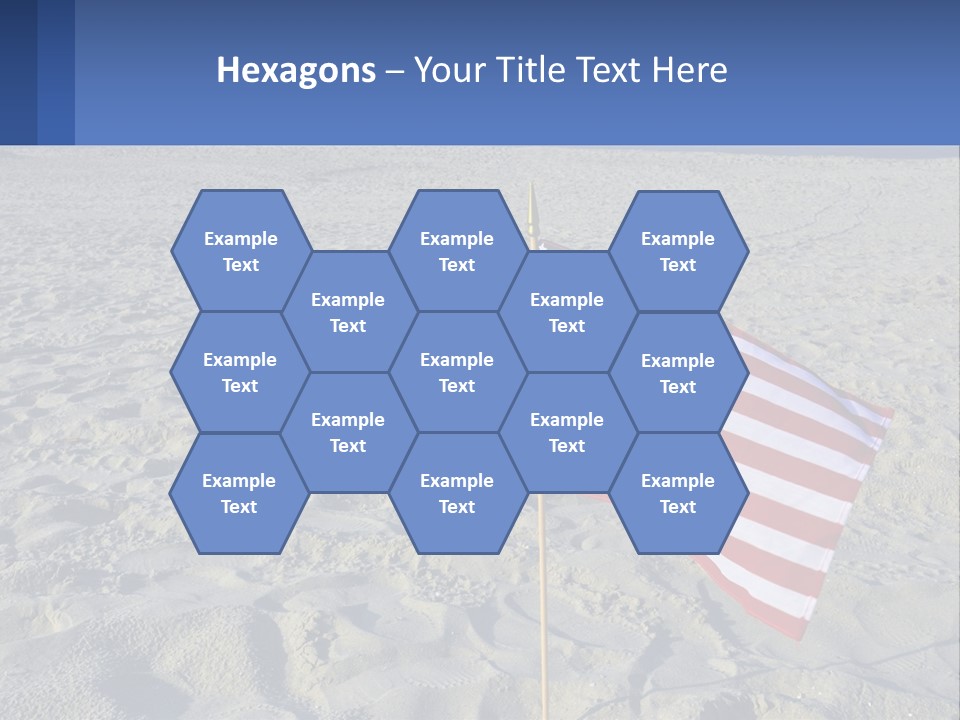 Star American Background PowerPoint Template