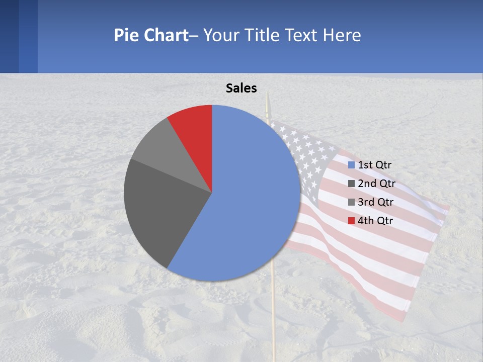 Star American Background PowerPoint Template