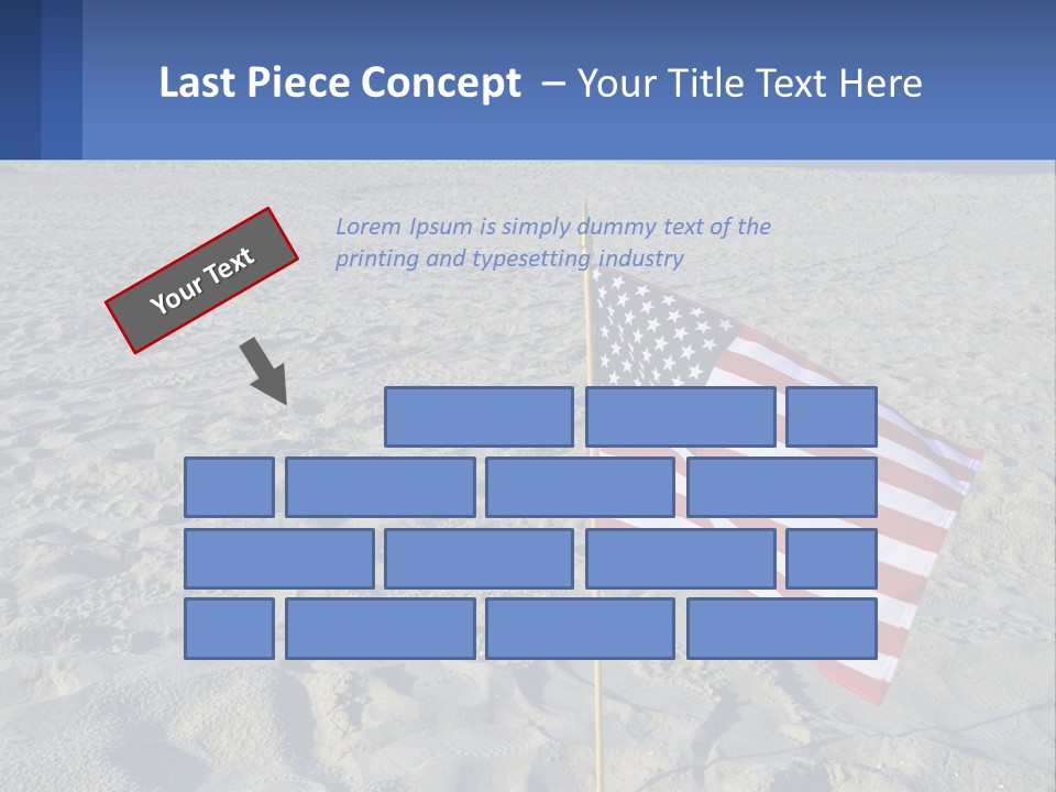 Star American Background PowerPoint Template