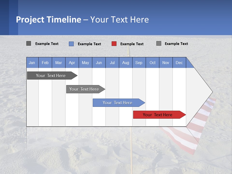 Star American Background PowerPoint Template