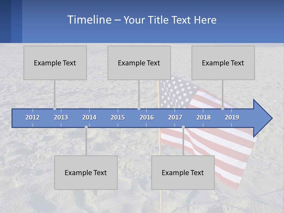 Star American Background PowerPoint Template