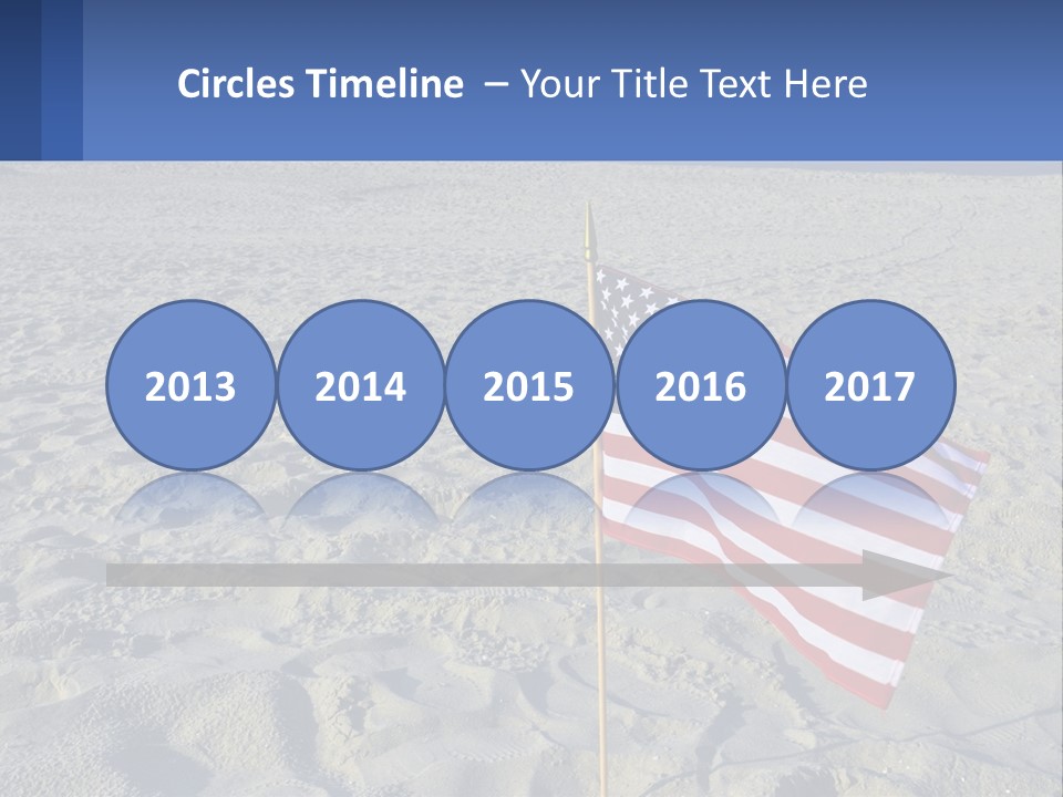 Star American Background PowerPoint Template