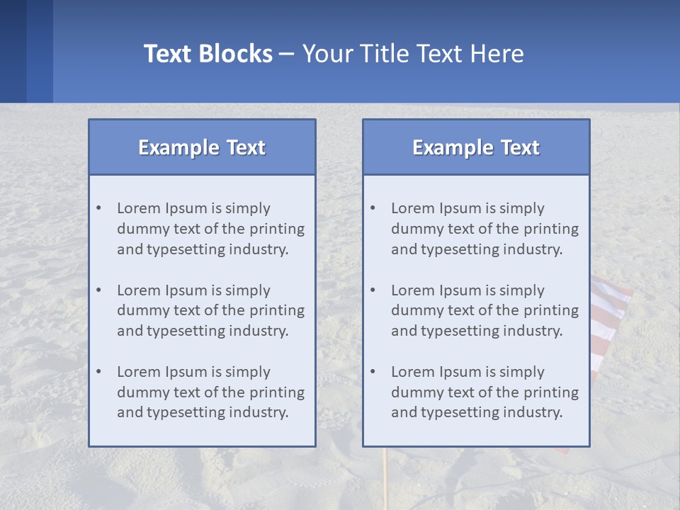 Star American Background PowerPoint Template