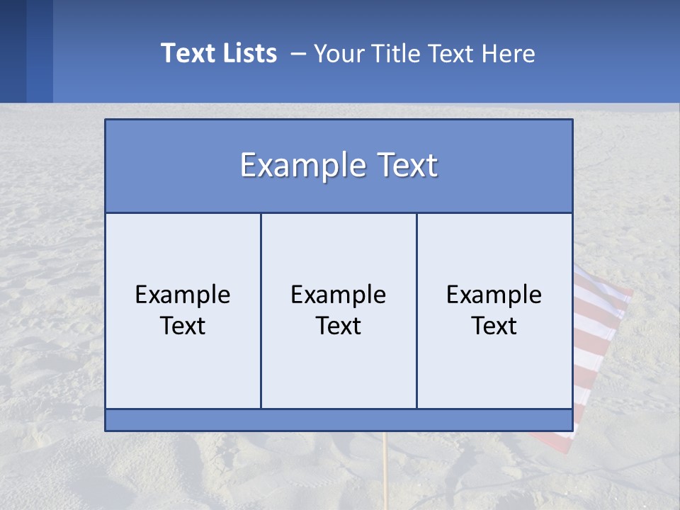 Star American Background PowerPoint Template