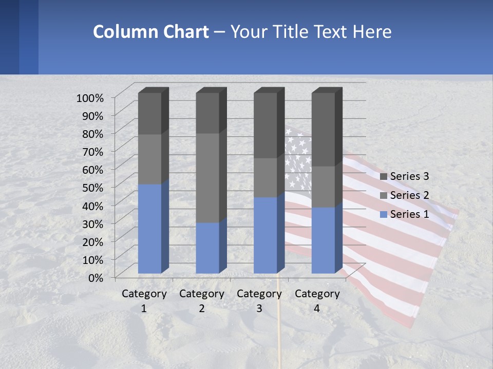 Star American Background PowerPoint Template