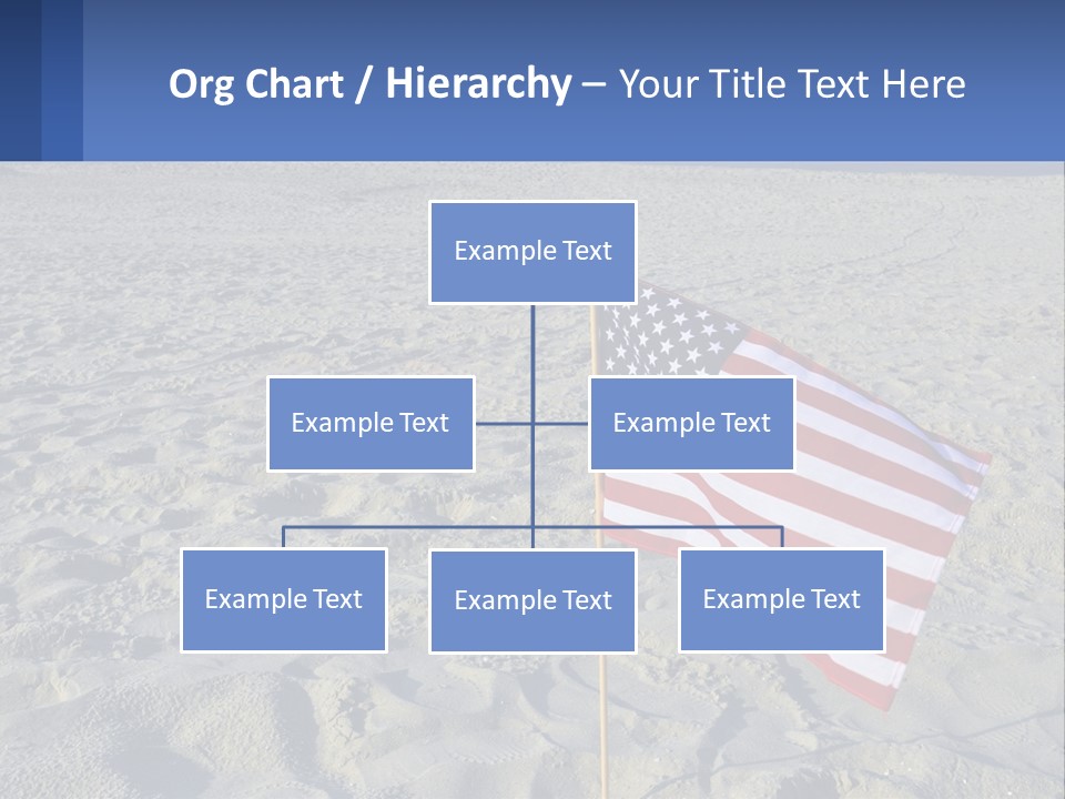 Star American Background PowerPoint Template