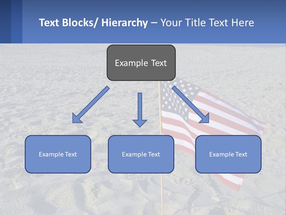 Star American Background PowerPoint Template