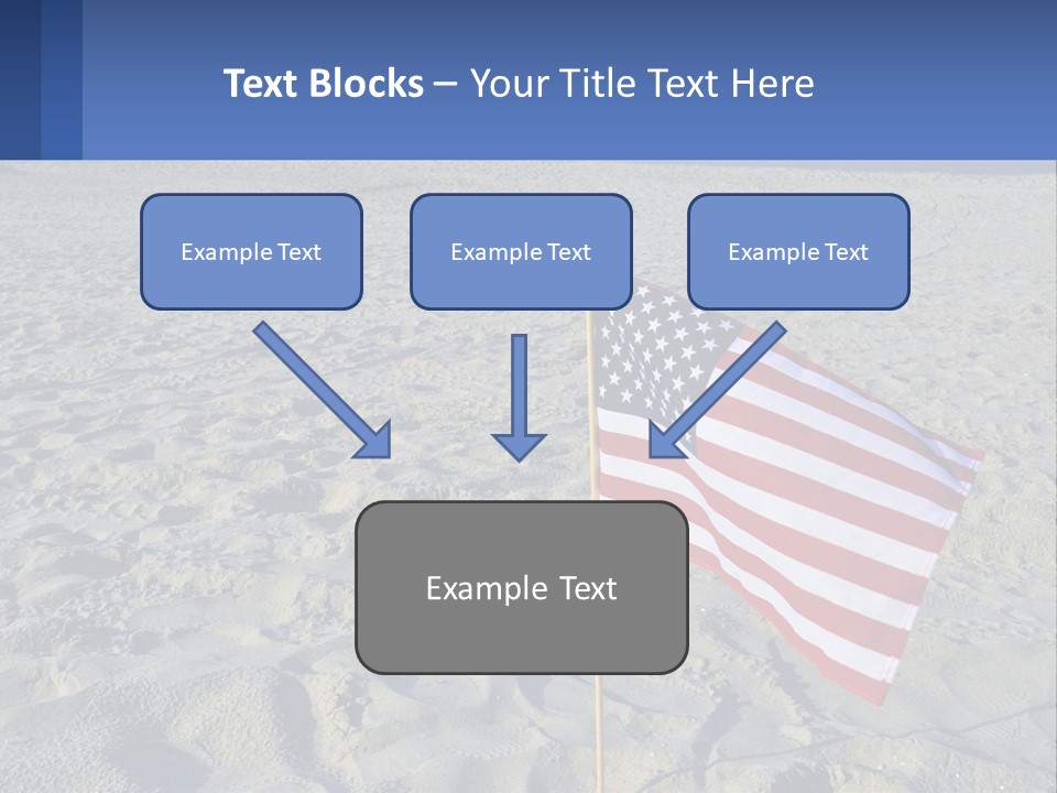 Star American Background PowerPoint Template
