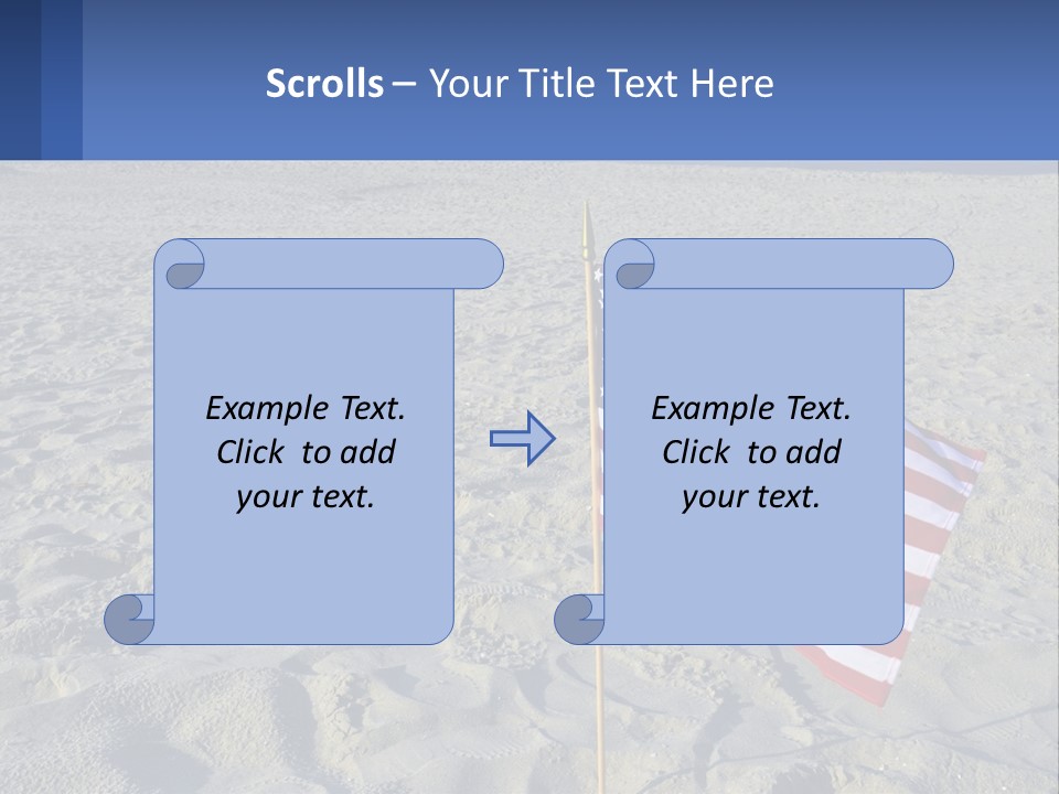 Star American Background PowerPoint Template