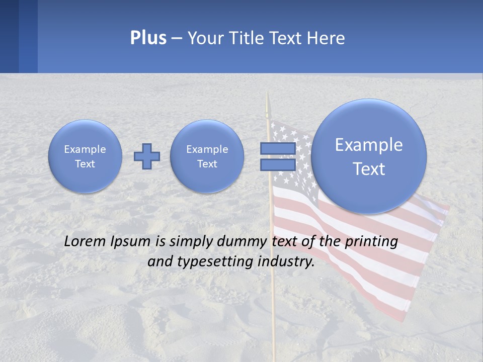 Star American Background PowerPoint Template