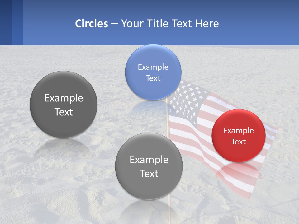 Star American Background PowerPoint Template