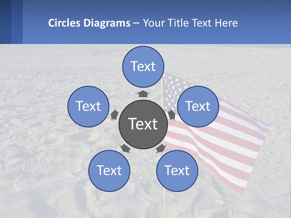 Star American Background PowerPoint Template