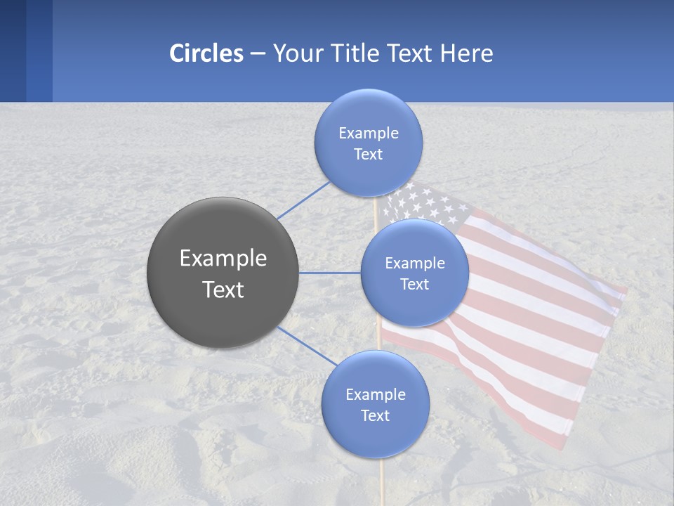 Star American Background PowerPoint Template