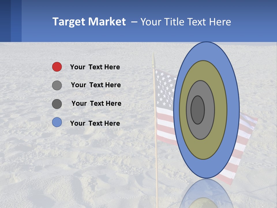 Star American Background PowerPoint Template