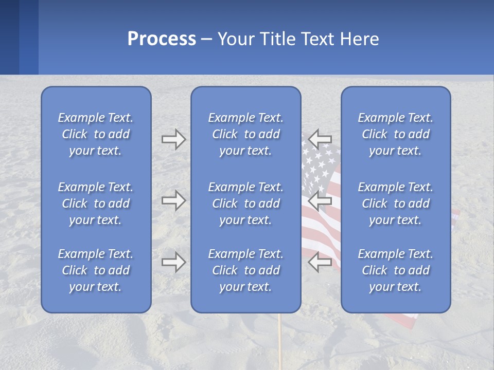 Star American Background PowerPoint Template