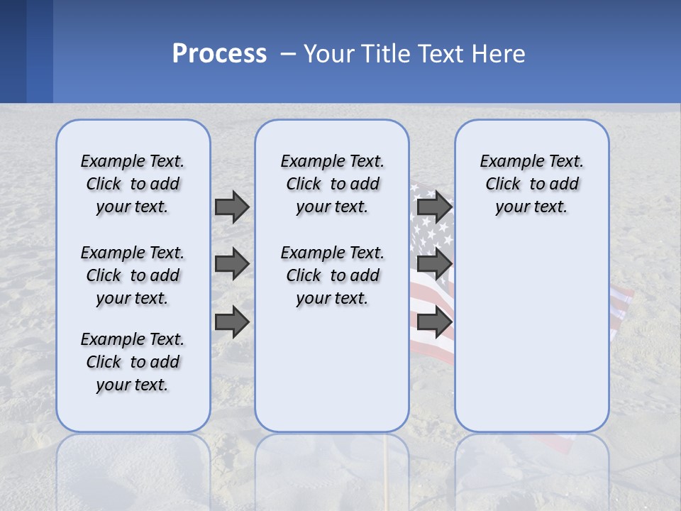 Star American Background PowerPoint Template