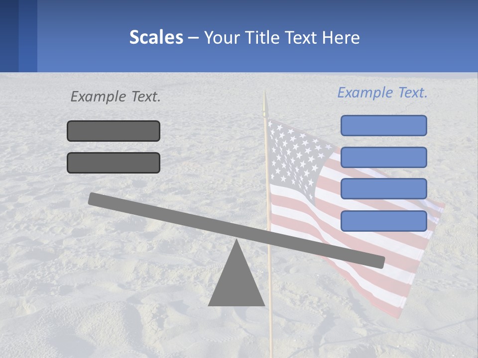 Star American Background PowerPoint Template