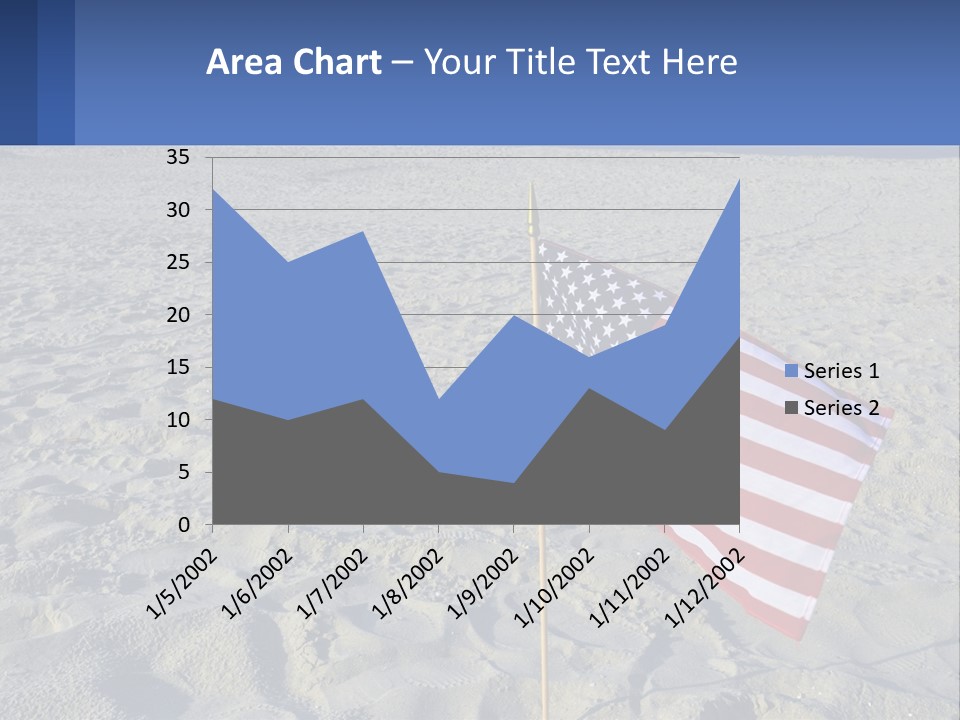 Star American Background PowerPoint Template