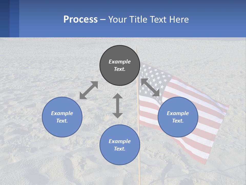 Star American Background PowerPoint Template