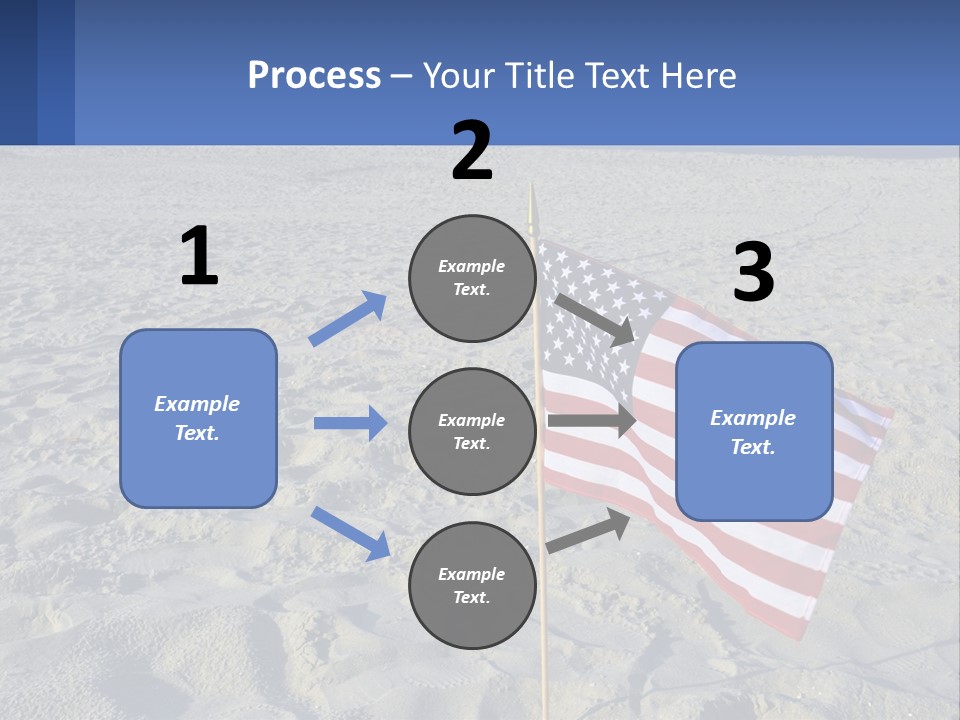 Star American Background PowerPoint Template