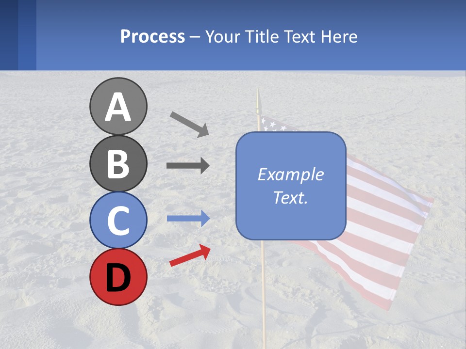 Star American Background PowerPoint Template